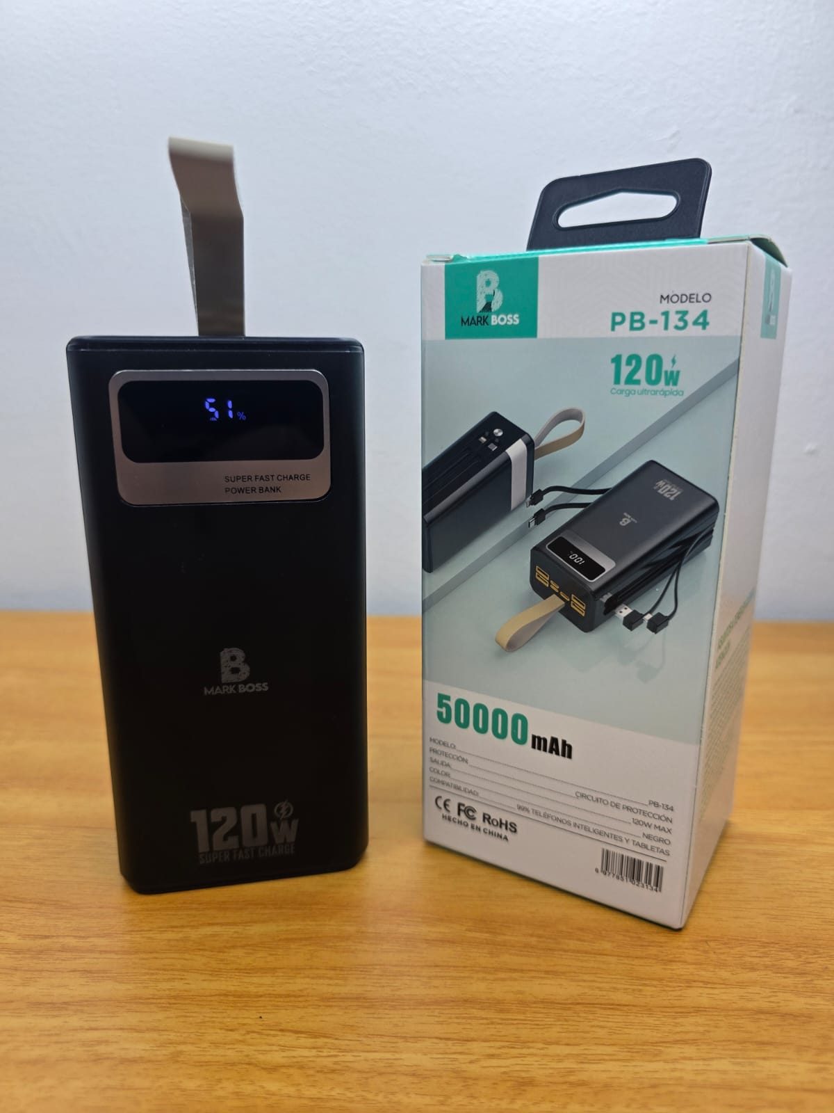 BATERIA POWER BANK  50.000 MHA PREMIUN