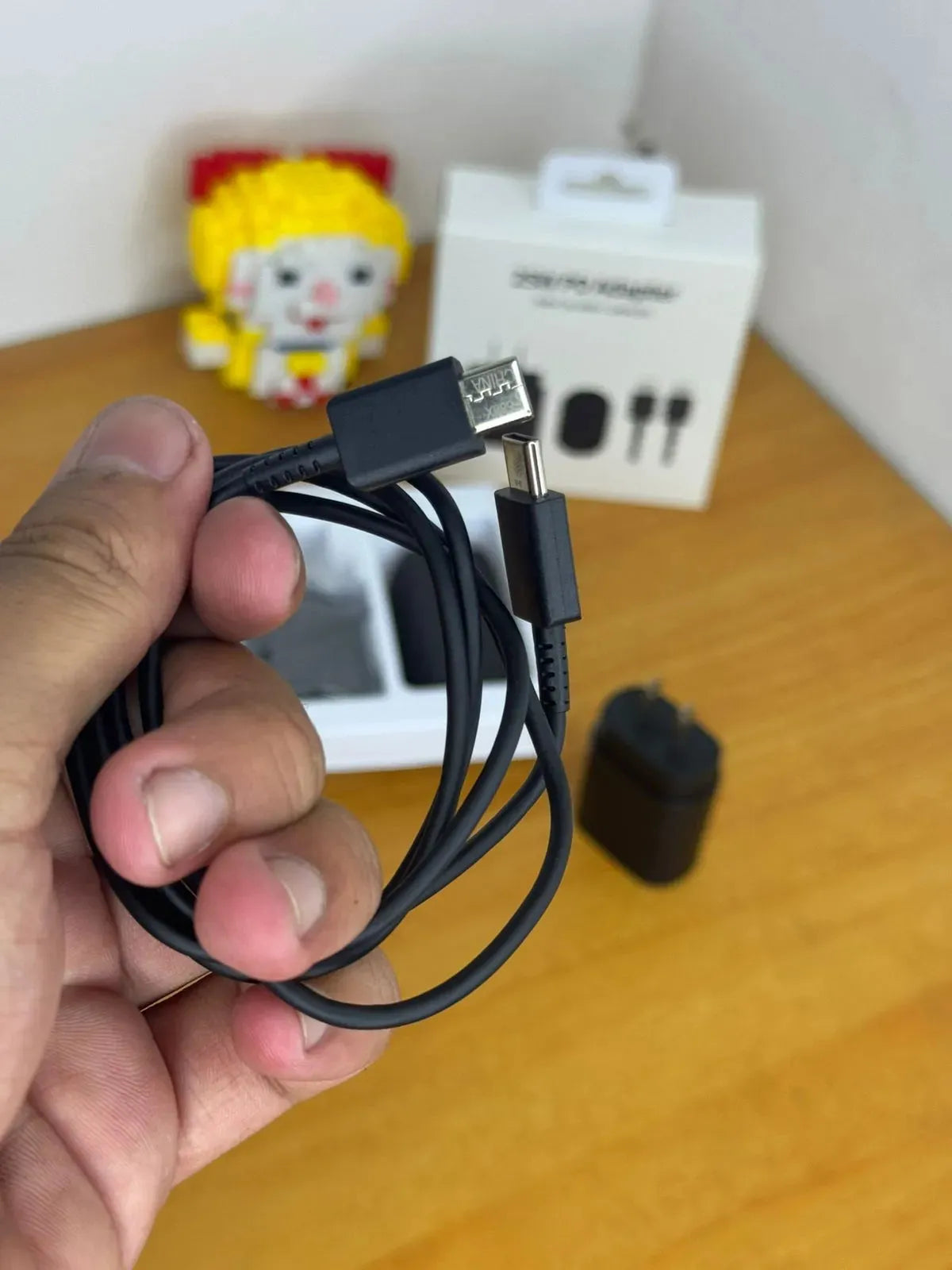 cargador 25w samsung  tipo c